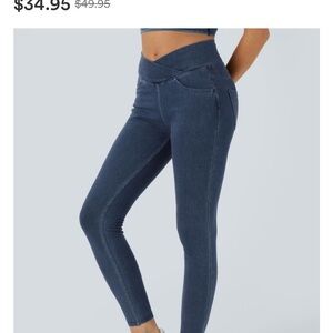 NWT Women’s Cross-Waist Indigo Jeggings